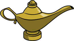 fantasy & Aladdin lamp free transparent png image.