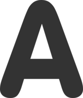 alphabet & A free transparent png image.