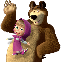 heroes & masha and the bear free transparent png image.