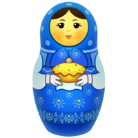 objects & Matryoshka doll free transparent png image.