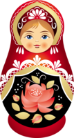 objects & Matryoshka doll free transparent png image.