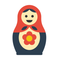 objects & Matryoshka doll free transparent png image.