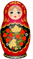 objects & Matryoshka doll free transparent png image.