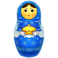 objects & Matryoshka doll free transparent png image.