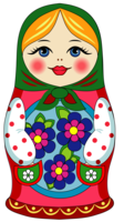 objects & Matryoshka doll free transparent png image.