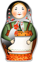 objects & Matryoshka doll free transparent png image.