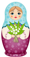 objects & Matryoshka doll free transparent png image.