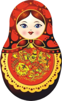 objects & Matryoshka doll free transparent png image.