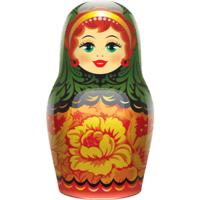 objects & Matryoshka doll free transparent png image.