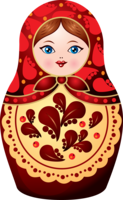 objects & Matryoshka doll free transparent png image.