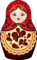 objects & Matryoshka doll free transparent png image.