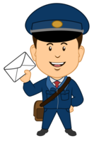 people & postman free transparent png image.