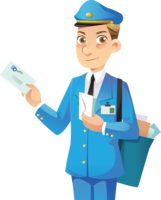 people & postman free transparent png image.