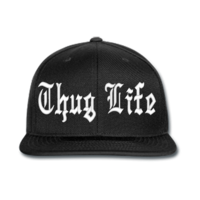 words phrases & Thug life free transparent png image.